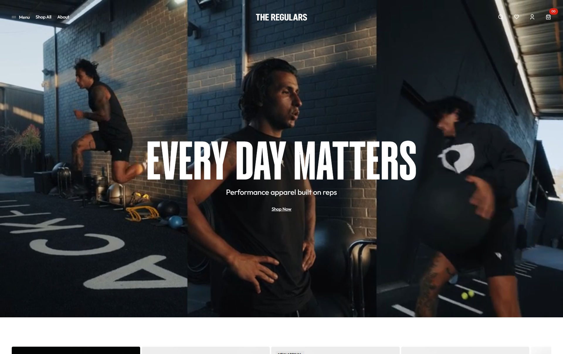 The Regulars — E-commerce · Activewear case study by DotVertex