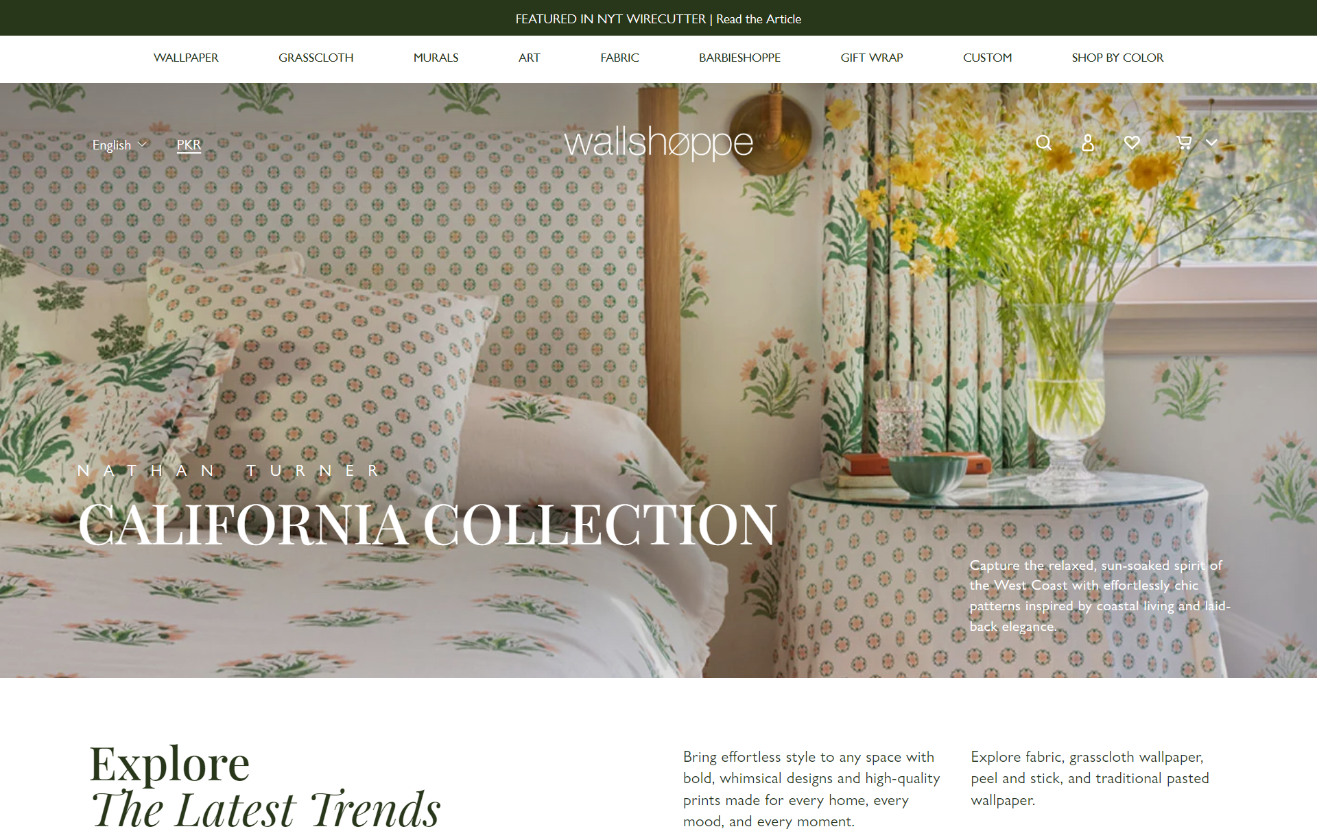 Wallshoppe — E-commerce · Home Decor case study by DotVertex