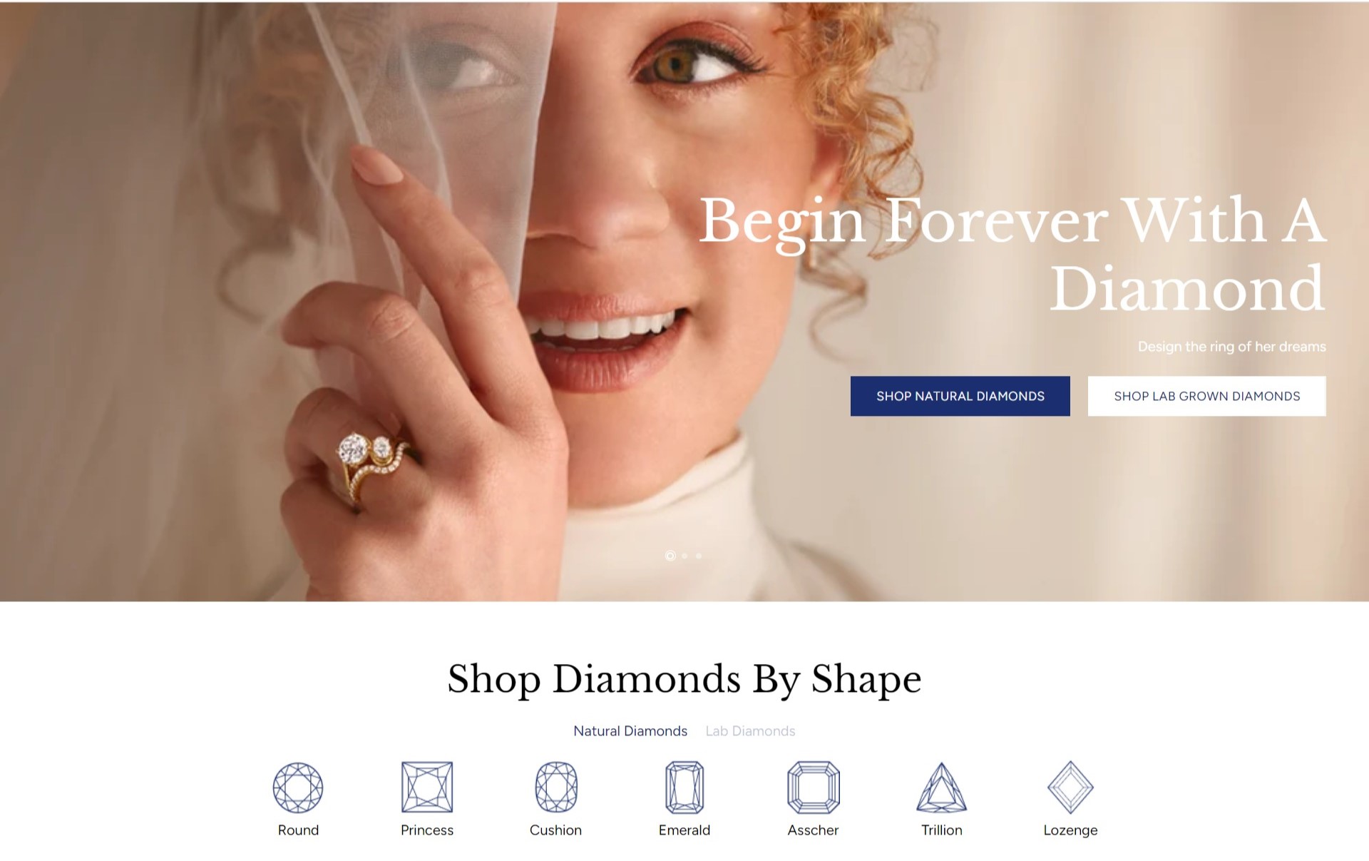 The Gold & Diamond Center — E-commerce · Jewelry case study by DotVertex