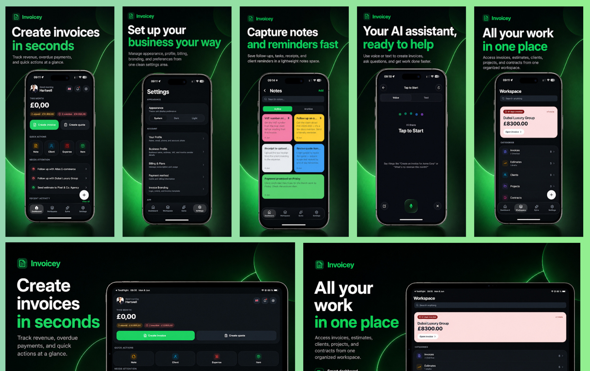 Invoicey for Android — Mobile App · Android project by DotVertex