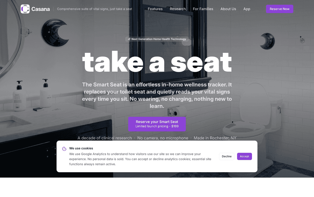 Casana — Startup · Health Tech case study by DotVertex
