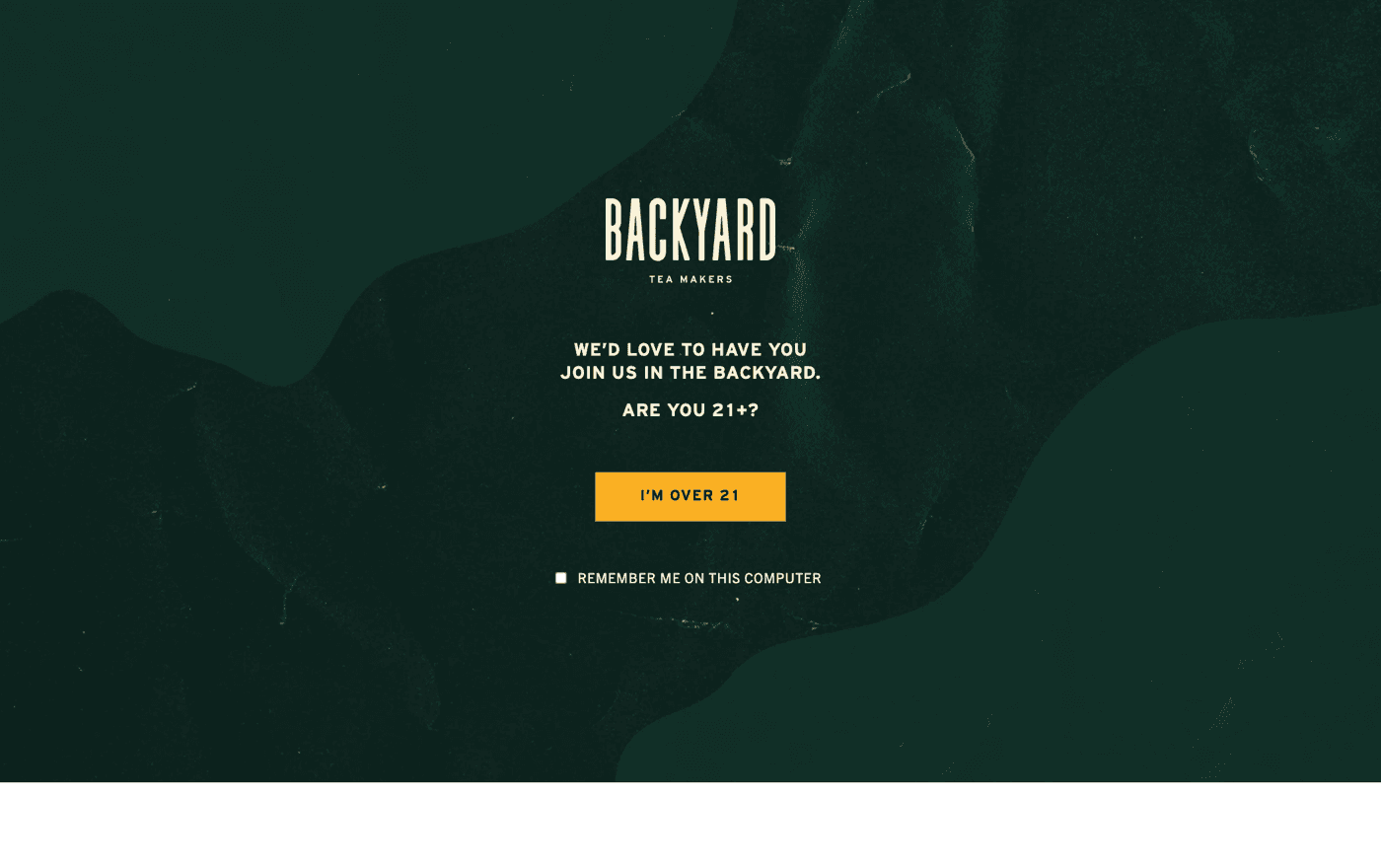 Backyard — E-commerce · Beverage case study by DotVertex